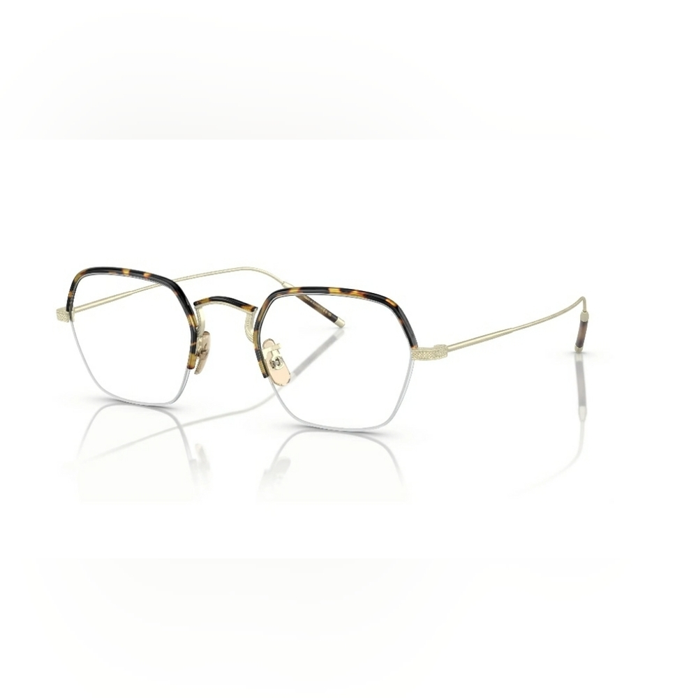 Oliver Peoples 0OV1291T TK 7 5252 Brushed Gold/Tortoise Blue Block Eyeglasses